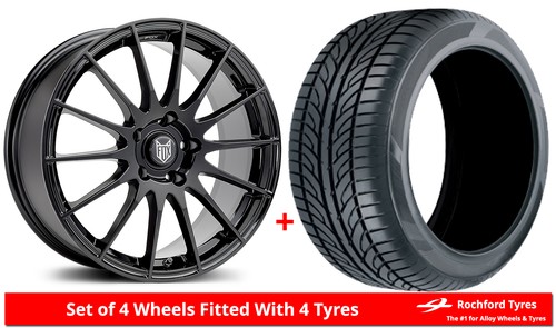 Alloy wheels tyres fox - 17",
